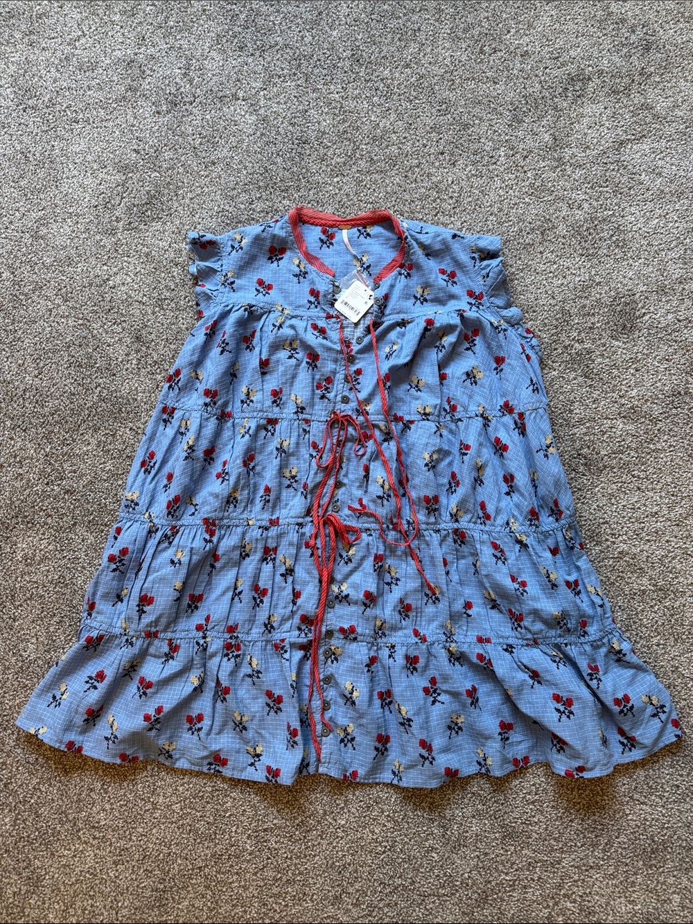 Free People Sundown Print Tunic Dress